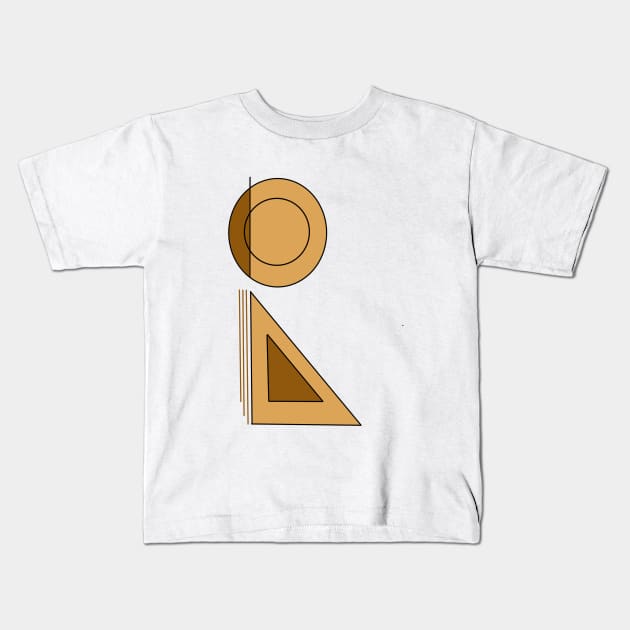 I Font Abstract Kids T-Shirt by Anders.Gallery